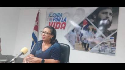 Viceministra de Salud Pública, Dra. Carilda Peña García