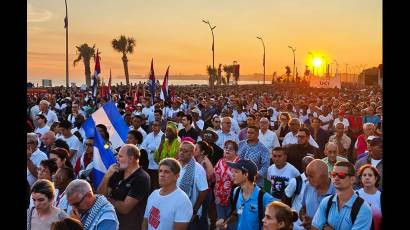 Acto de solidaridad con Palestina