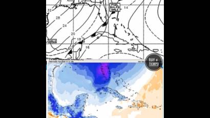 Nuevo frente frío llegará a Cuba este lunes