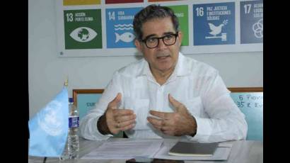 Francisco Pichón, coordinador residente de la ONU en Cuba.