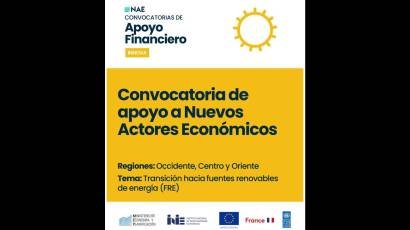 Convocatoria para impulsar soluciones de energías renovables