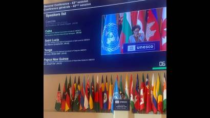 Presidenta de la Comisión Nacional Cubana de la Unesco, Dulce Buergo