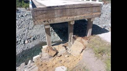 Las evaluaciones iniciales, tras el paso del huracán Melissa, confirmaron la complejidad de la obra en toda el área dañada. Foto: Tomada del perfil en Facebook del Micons