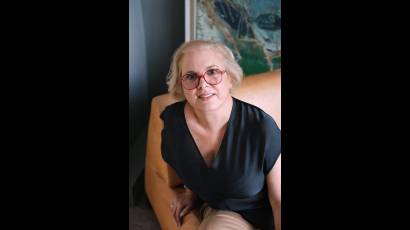 Annie Canavaggio contribuye a crear la memoria histórica de su país. Foto: Cortesía de la entrevistada