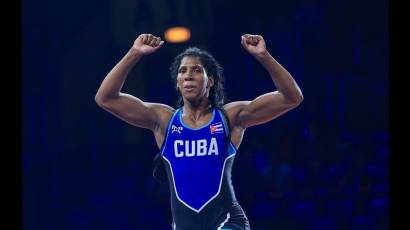 Milaimis de la Caridad Marín resultó la mejor luchadora cubana del año