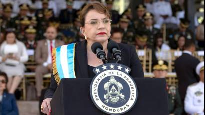 Xiomara Castro, presidenta de Honduras