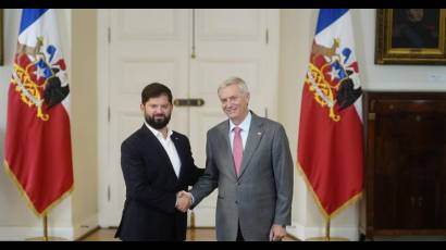 Gabriel Boric, recibió al mandatario electo, José Antonio Kast.