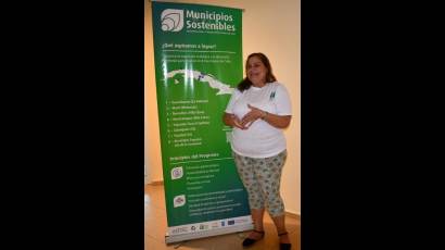 Doctora en Ciencias Ana María del Risco Rodríguez forma capacidades en el programa Municipios Sostenibles