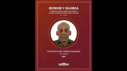 Capitán Yoel Pérez Tabares