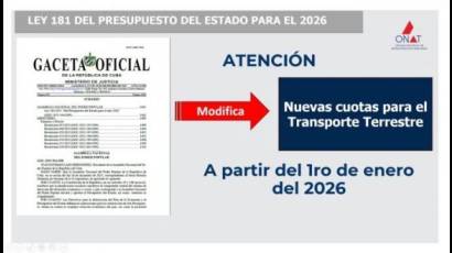 Desde este jueves: nuevas cuotas para impuestos del transporte terrestre