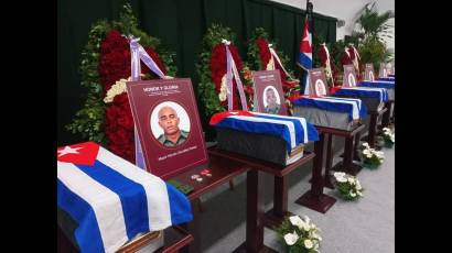 Homenaje en Santiago de Cuba a combatientes caídos en Venezuela