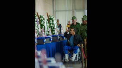 El coronel Pedro Yadín Domínguez Álvarez, herido en el brutal ataque
