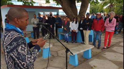 Trabajadores eléctricos de la Isla de la Juventud