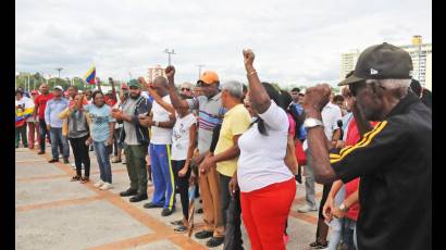 Pueblo guantanamero ratifica su solidaridad con Venezuela
