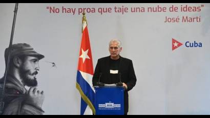 Presidente de Cuba comparece este jueves ante prensa nacional y extranjera