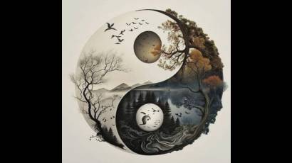 La dualidad de lo femenino y lo masculino (Yin y Yang) fue asumida como expresión del vínculo entre materia palpable y energía sutil