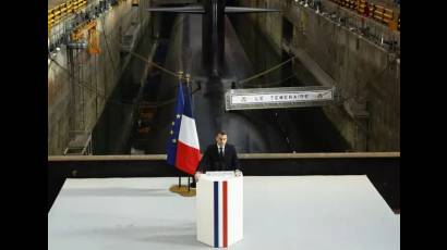 El presidente francés quiere más ojivas nucleares