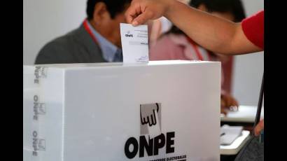 Elecciones presidenciales en Perú