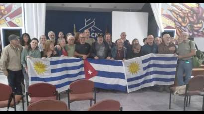Delegación uruguaya al Primero de Mayo