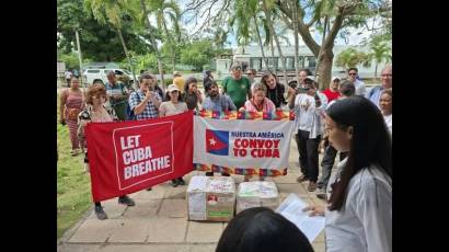 El segundo comvoy a Cuba llega a varios municipios santiagueros
