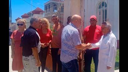 Visita de Roberto Morales Ojeda a Matanzas