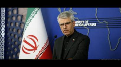 Ismail Bagaei, portavoz del Ministerio de Relaciones Exteriores del régimen iraní (imagen de archivo)