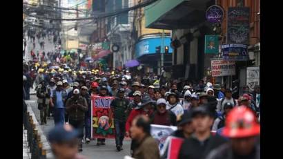 La huelga de la COB en Bolivia crece y se extiende.