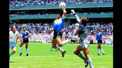 La mano de dios de Diego Armando Maradona contra Inglaterra pasó a la historia como uno de los goles más icónicos de todos los tiempos.