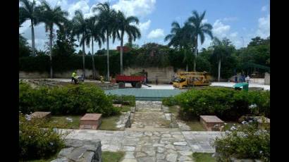 Aceleran labores de restauración en Complejo Escultórico
