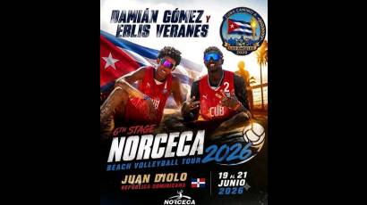 Medalla para dúo cubano Damian-Veranes en parada Tour Continental
