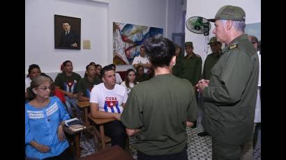 Visita de Miguel Díaz-Canel a la Zona «Catedral» en la Habana Vieja
