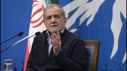 El presidente iraní Masoud Pezeshkian no desestima acceder a la vía diplomática para alcanzar la estabilidad geopolítica en el Medio Oriente.