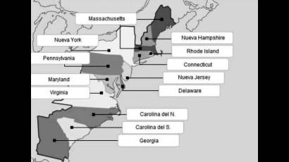 Las 13 colonias y Estados Unidos