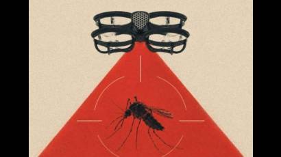 Los drones están diseñados para emitir pulsos ultrasónicos
