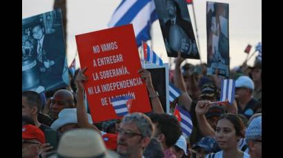 Los cánticos de agresión militar han vuelto a escucharse contra la integridad de este Archipiélago y su gente