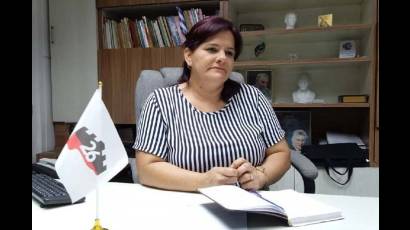 Yamilé Ramos Cordero, primera secretaria del Comité Provincial el Partido Comunista en Pinar del Río.