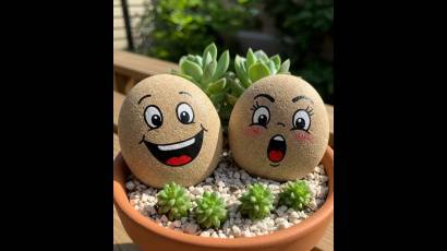 Las piedras tienen un potencial decorativo y humorístico que muy pocos se atreven a explorar. Y quienes lo descubren, difícilmente pueden volver a mirarlas de la misma manera.