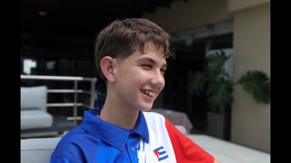 Andy es el más joven de la delegación cubana que competirá en los VI Juegos Panamericanos de la Juventud Sorda.