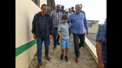 Visitó Díaz-Canel la Planta Potabilizadora Norte-Habana