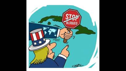 Cese el bloqueo contra Cuba