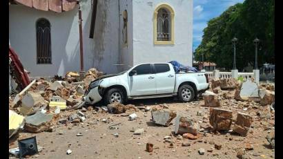 Entre las principales afectaciones figuran daños estructurales en Penonomé, provincia de Coclé, entre ellos en la iglesia San Juan Bautista.