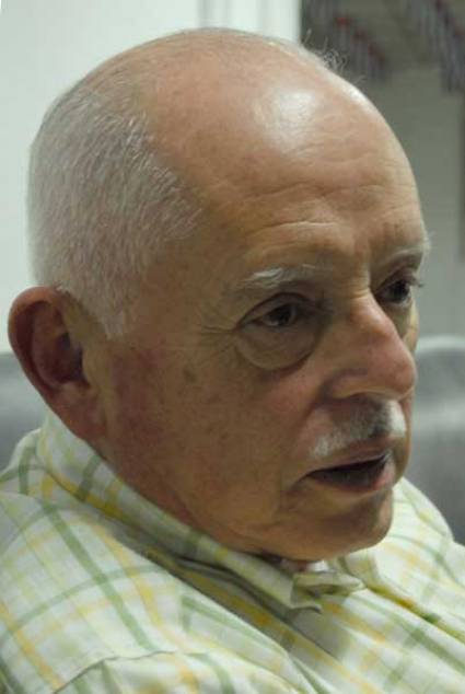 Héctor Nuila, secretario general del partido Unidad Revolucionaria Nacional Guatemalteca