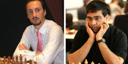Vishwanathan Anand y Veselin Topalov