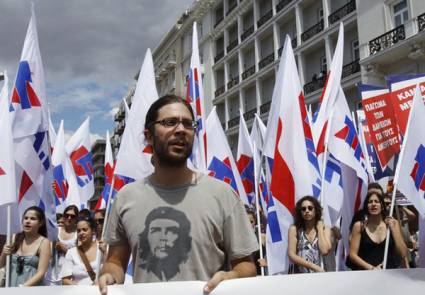 Huelgas en Atenas