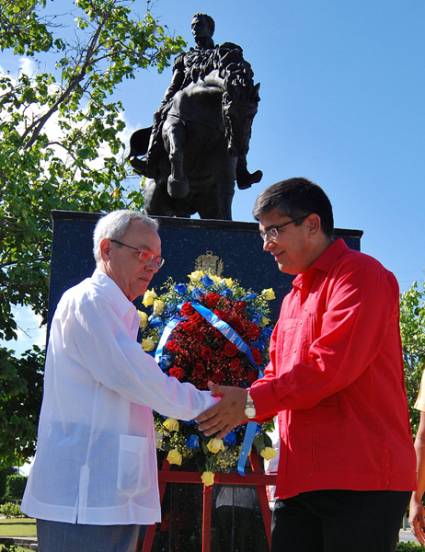 Eusebio Leal y Ronald José Blanco