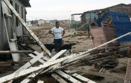 Daños del huracán Alex en México