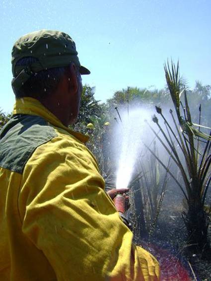 Se combaten tres incendios en Camagüey