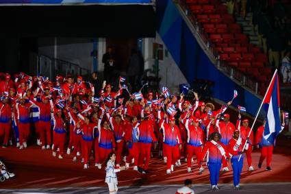 Delegación cubana en Santiago 2023