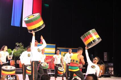 Los tambores de la Escuela de Olodum