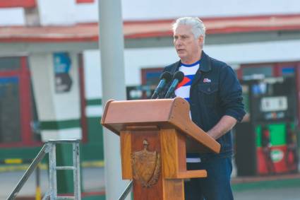 Presidente cubano Miguel Díaz-Canel Bermúdez